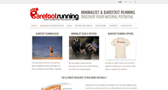 Desktop Screenshot of barefoot-running.us