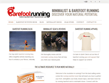 Tablet Screenshot of barefoot-running.us